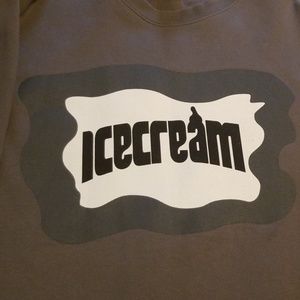 Ice cream crewneck grey sweatshirt size medium BBC